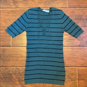 Sandro | Beautiful green laced top